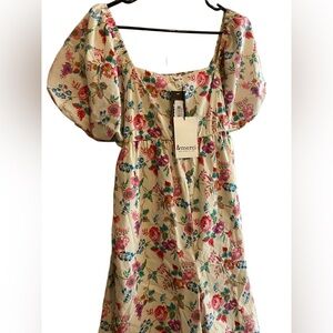 &Merci Floral NWT Next Thing You Know Jumpsuit Size L